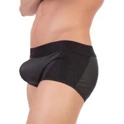 Barcode Berlin Boxer Fetish PETTAR Noir -FÉMINITÉS boutique boxer fetish pettar noir 2