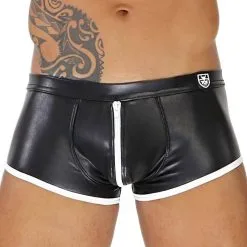 TOF Paris Boxer FULL ZIP Noir-Blanc -FÉMINITÉS boutique boxer full zip noir blanc 2