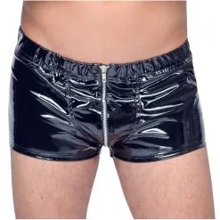 Black Level Men Boxer Short VINYL ZIP Noir