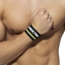 Bracelet ADDICTED Noir-Jaune