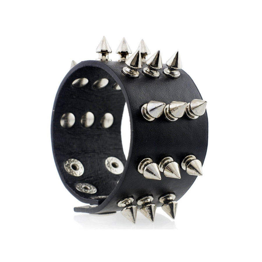 Joy Jewels Bracelet Avec Pointes ROCK SOUL Noir 1 Joy Jewels Bracelet Avec Pointes ROCK SOUL Noir