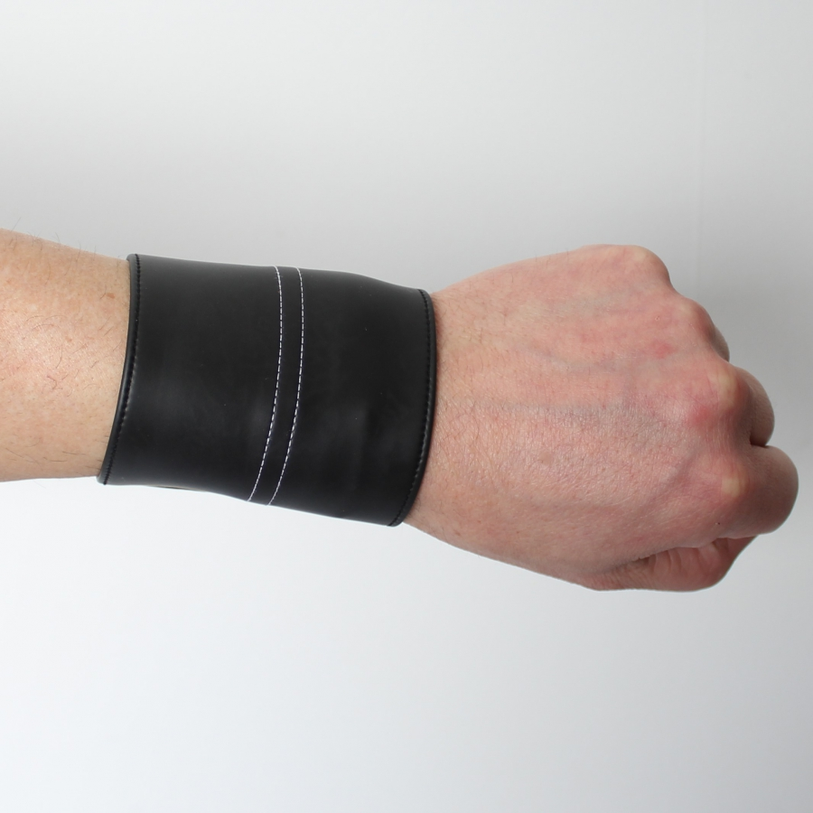 BRACELET PORTE FEUILLE NOIR/BLANC COCKPIK 7 BRACELET PORTE FEUILLE NOIR/BLANC COCKPIK – Image 7