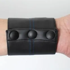 BRACELET PORTE FEUILLE NOIR/BLEU COCKPIK 15 BRACELET PORTE FEUILLE NOIR/BLEU COCKPIK -FÉMINITÉS boutique bracelet porte feuille noir bleu cockpik 7