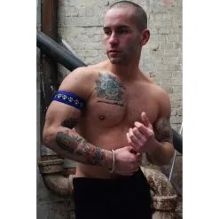 Breedwell Brassard Lumineux POUNDTOWN Bleu -FÉMINITÉS boutique brassard lumineux poundtown bleu 7