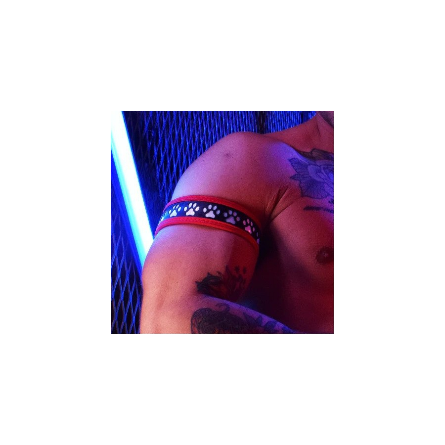 Breedwell Brassard Lumineux POUNDTOWN Rouge 2 Breedwell Brassard Lumineux POUNDTOWN Rouge – Image 2