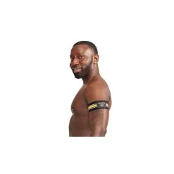 Mr B - Mister B Brassards Biceps URBAN CLUB Jaune X2 -FÉMINITÉS boutique brassards biceps urban club jaune x2 5