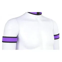 Kinky Puppy Brassards PUPPY Néoprène Violet