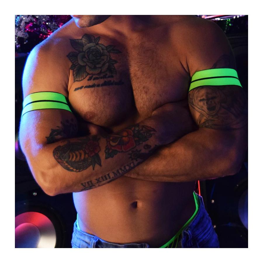 Breedwell Brassards TROJAN Vert Neon 1 Breedwell Brassards TROJAN Vert Neon