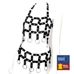 The Red BUSTIER / JUPETTE EN CUIR