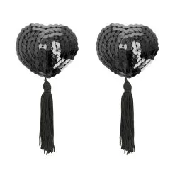 Coquette Cache-Tétons Adhésifs GLITT Noirs