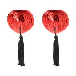 Coquette Cache-Tétons Adhésifs GLITT Rouges