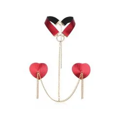 Joy Jewels Cache-Tétons HEART Rouges