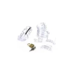 Generique Cage De Chasteté Avec Tige D'urètre 6.4 X 3.5cm | Tige 4cm -FÉMINITÉS boutique cage de chastete avec tige d uretre 64 x 35cm tige 4cm 6