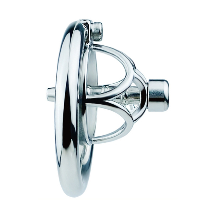 Cocklock Cage De Chasteté En Métal Avec Plug D'urètre HEXY 3 X 3.3cm 2 Cocklock Cage De Chasteté En Métal Avec Plug D'urètre HEXY 3 X 3.3cm – Image 2