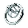 Cocklock Cage De Chasteté En Métal Avec Plug D'urètre HEXY 3 X 3.3cm