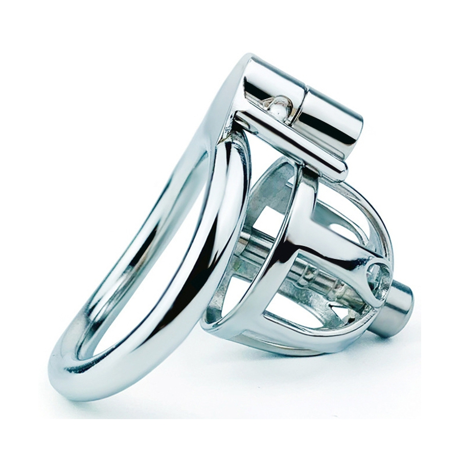 Cocklock Cage De Chasteté En Métal Avec Plug D'urètre HEXY 3 X 3.3cm 4 Cocklock Cage De Chasteté En Métal Avec Plug D'urètre HEXY 3 X 3.3cm – Image 4