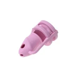 Cocklock Cage De Chasteté En Silicone BIRDLOCKED 11 X 3.2 Cm Rose -FÉMINITÉS boutique cage de chastete en silicone birdlocked 11 x 32 cm rose 2