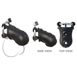 Fantasy C-Ringz Cage De Chasteté En Silicone COCK BLOCKER 9 X 4cm -FÉMINITÉS boutique cage de chastete en silicone cock blocker 9 x 4cm 4