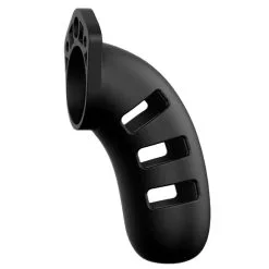 Cage De Chasteté En Silicone ManCage Modèle 21 - 11.5 X 3.5cm -FÉMINITÉS boutique cage de chastete en silicone mancage modele 21 115 x 35cm 2