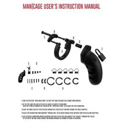 Cage De Chasteté En Silicone ManCage Modèle 21 - 11.5 X 3.5cm -FÉMINITÉS boutique cage de chastete en silicone mancage modele 21 115 x 35cm 4