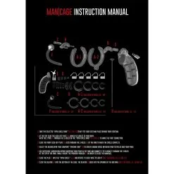 Cage De Chasteté MANCAGE Avec Tige D'urètre 9 X 3.5 Cm | Tige 20cm - Diamètre 3mm -FÉMINITÉS boutique cage de chastete mancage avec tige d uretre 9 x 35 cm tige 20cm diametre 3mm 2