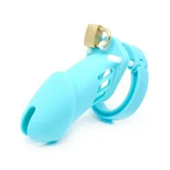 Generique Cage De Chasteté Silicone BRAN 9 X 3cm Bleue