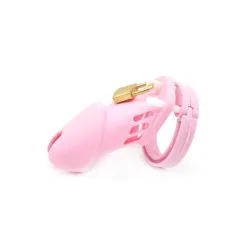 Cocklock Cage De Chasteté Silicone BRAN 9 X 3cm Rose