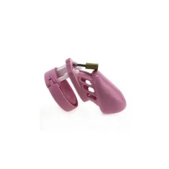 Cocklock Cage De Chasteté Silicone Rose 7 X 3.3 Cm -FÉMINITÉS boutique cage de chastete silicone rose 7 x 33 cm 3