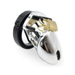 Cocklock Cage De Chasteté SILVER Argentée -FÉMINITÉS boutique cage de chastete silver argentee 3