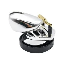 Cocklock Cage De Chasteté SILVER Argentée -FÉMINITÉS boutique cage de chastete silver argentee 5