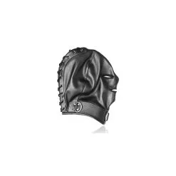 Generique Cagoule Avec Zip STRICT HOOD Noire -FÉMINITÉS boutique cagoule avec zip strict hood noire 4