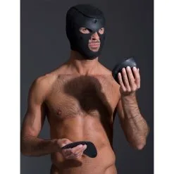 665 Cagoule En Néoprène NEO BONDAGE Noire -FÉMINITÉS boutique cagoule en neoprene neo bondage noire 4