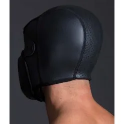 665 Cagoule En Néoprène NEO BONDAGE Noire -FÉMINITÉS boutique cagoule en neoprene neo bondage noire 6