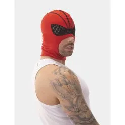 Barcode Berlin Cagoule FETISH BOK Noir-Rouge -FÉMINITÉS boutique cagoule fetish bok noir rouge 4