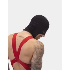 Barcode Berlin Cagoule FETISH MAK Noire -FÉMINITÉS boutique cagoule fetish mak noire 3