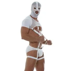 TOF Paris Cagoule Filet CIRCUIT MESH Blanche 11 TOF Paris Cagoule Filet CIRCUIT MESH Blanche -FÉMINITÉS boutique cagoule filet circuit mesh blanche 5