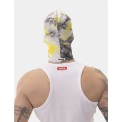 Barcode Berlin Cagoule KIRO Blanc-Noir-Jaune -FÉMINITÉS boutique cagoule kiro blanc noir jaune 4