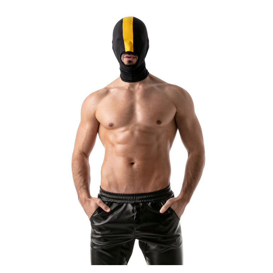 TOF Paris Cagoule NAUGHTY Noir-Jaune 3 TOF Paris Cagoule NAUGHTY Noir-Jaune – Image 3