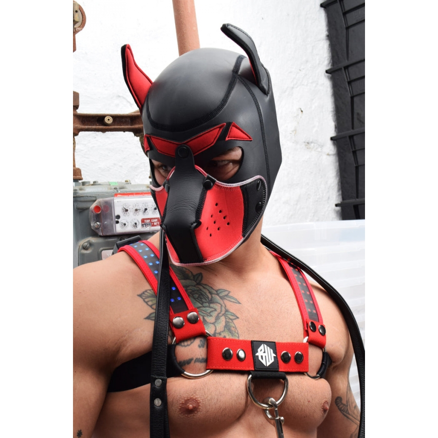 Cagoule PUPPY POUNDTOWN Breedwell Rouge 4 Cagoule PUPPY POUNDTOWN Breedwell Rouge – Image 4