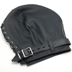 The Red Cagoule Sensorielle En Cuir NO SENSOR Noir 14 The Red Cagoule Sensorielle En Cuir NO SENSOR Noir -FÉMINITÉS boutique cagoule sensorielle en cuir no sensor noir 5