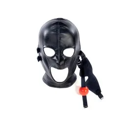 KINKgear Cagoule SM Avec Bâillon Et Masque SUBFULL Noire 13 KINKgear Cagoule SM Avec Bâillon Et Masque SUBFULL Noire -FÉMINITÉS boutique cagoule sm avec baillon et masque subfull noire 6
