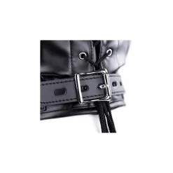 Generique Cagoule SM SENSORY MASKED Noire -FÉMINITÉS boutique cagoule sm sensory masked noire 5