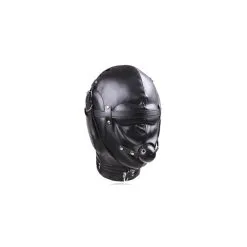 Generique Cagoule SM SENSORY PRIVATION Noire -FÉMINITÉS boutique cagoule sm sensory privation noire 1