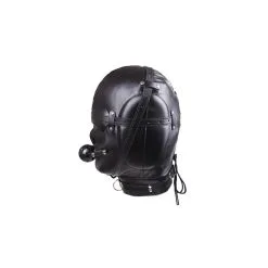 Generique Cagoule SM SENSORY PRIVATION Noire -FÉMINITÉS boutique cagoule sm sensory privation noire 2