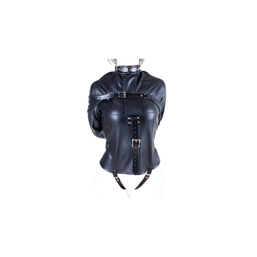 Generique Camisole BDSM STRICT JACKET Noire 2 Generique Camisole BDSM STRICT JACKET Noire – Image 2