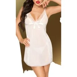 Penthouse Nuisette Casual Seduction - Blanche