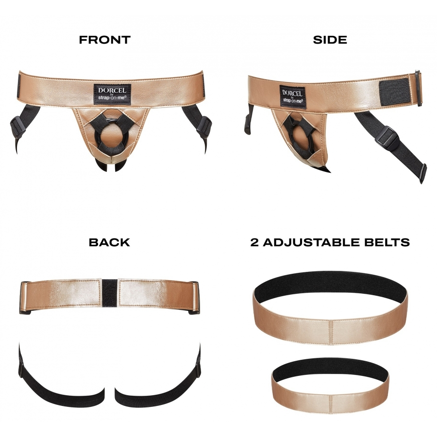 Ceinture Harnais Pour Gode DORCEL Strap-On-Me Doré 5 Ceinture Harnais Pour Gode DORCEL Strap-On-Me Doré – Image 5