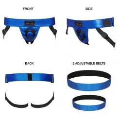 Ceinture Harnais Pour Gode STRAP-ON-ME Bleu 10 Ceinture Harnais Pour Gode STRAP-ON-ME Bleu -FÉMINITÉS boutique ceinture harnais pour gode strap on me bleu 3