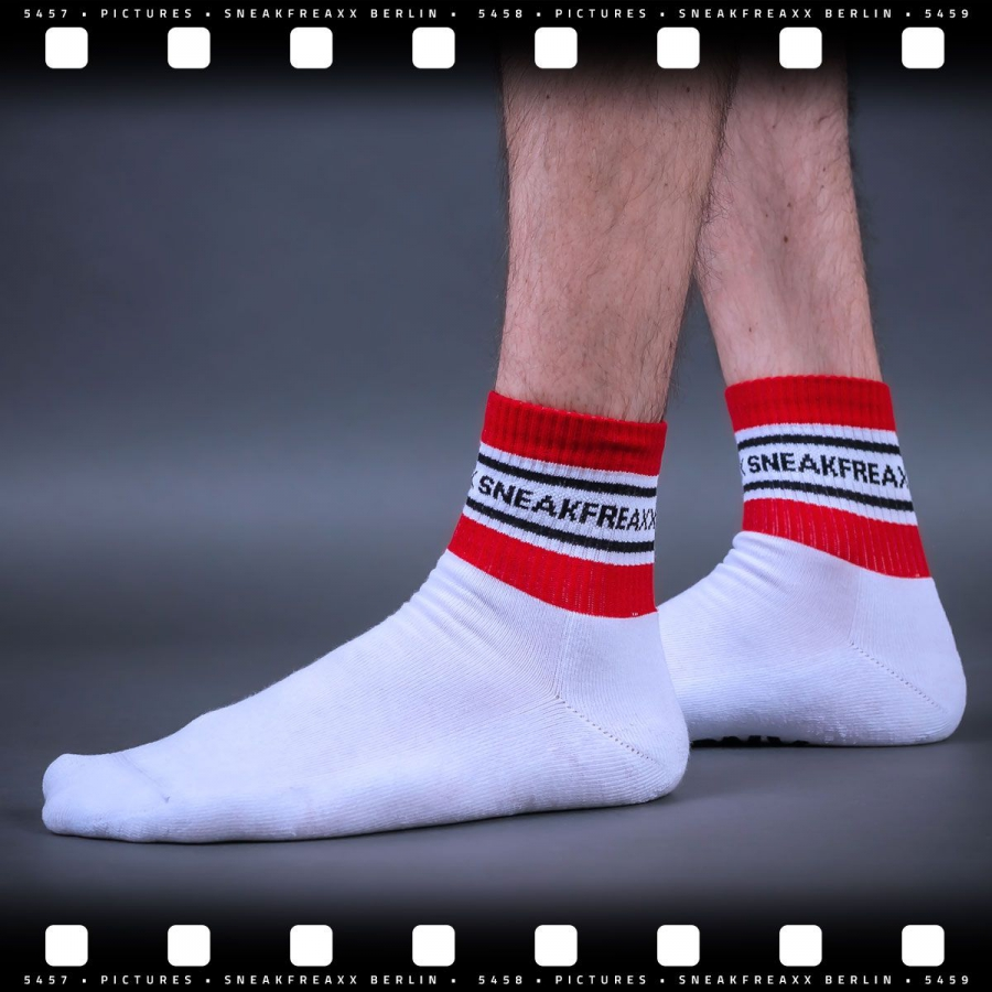 SneakFreaxx Chaussettes Basses SNEAKS HORNY SHORT Blanches 4 SneakFreaxx Chaussettes Basses SNEAKS HORNY SHORT Blanches – Image 4