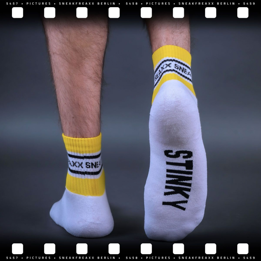 SneakFreaxx Chaussettes Basses STINKY SOXX SHORT Blanches 5 SneakFreaxx Chaussettes Basses STINKY SOXX SHORT Blanches – Image 5